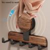 Walnut Suction Cup Hooks - NO DRILLING Adhesive Bathroom Shower Hooks for Towels, Holds Weight, Damage-Free Removable Wall Hook