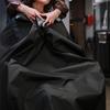 Professional Black Hair Cutting Cape Waterproof Barber Cape for Salon Stylists Home Hairdressing