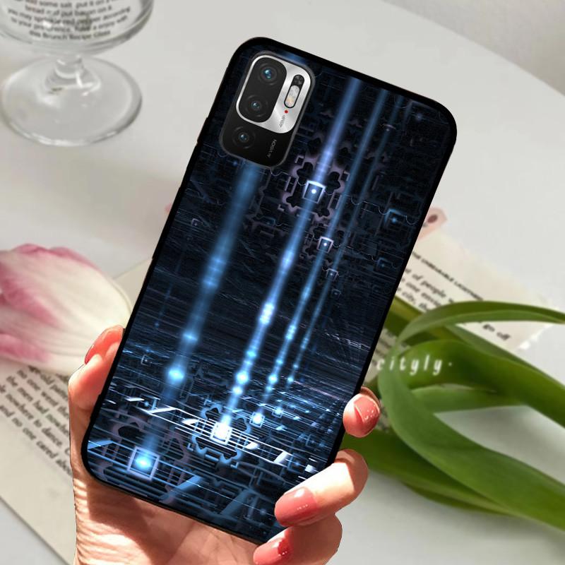Für Redmi Note 10 5G Hülle M2103K19C Tier Silikon Weiches TPU Handyhüllen Für Xiaomi Poco M3 Pro 5G Stoßfest Bumper Fundas