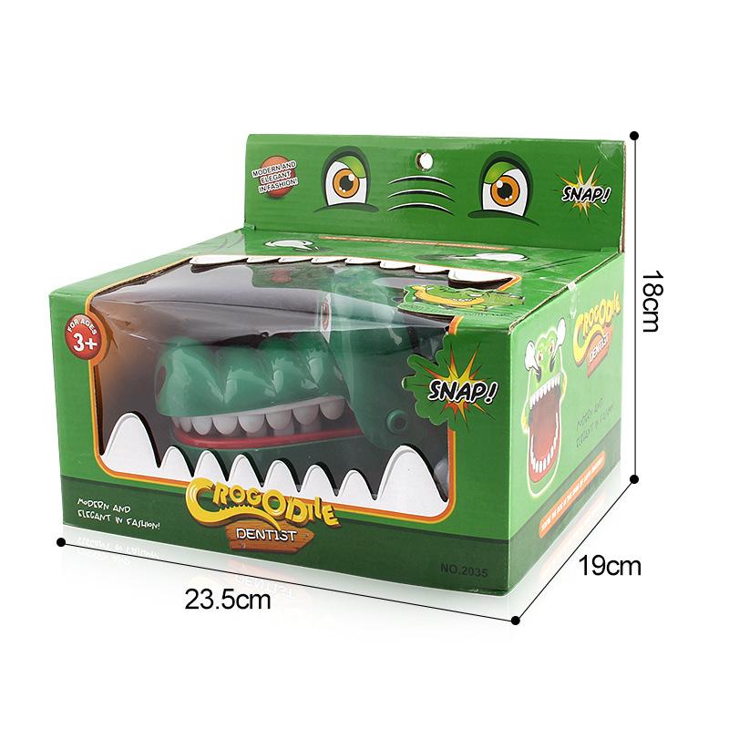 New Strange Bite Crocodile 13 Particles Trick Toy Truth Or Big Adventure Game Party Interactive Toy