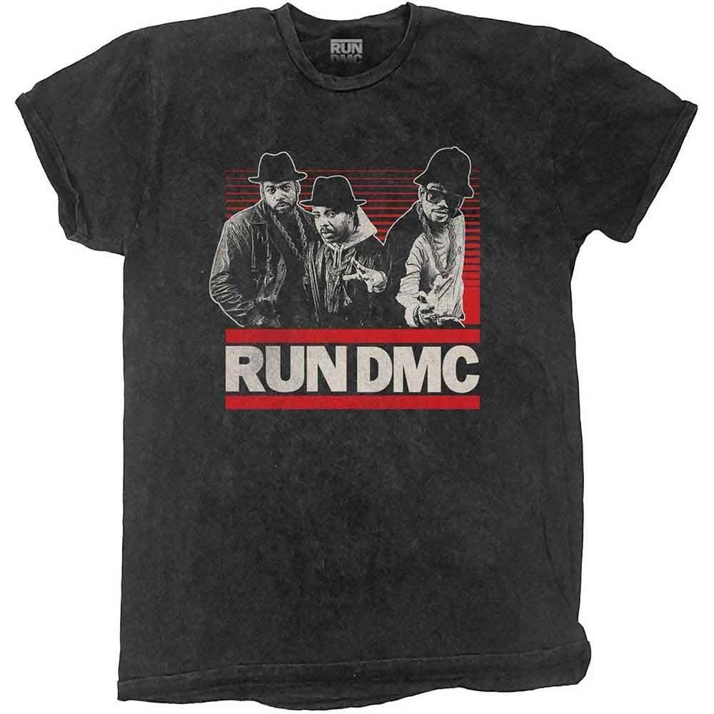

Run DMC Gradient Bars Black Dip Dye T shirt - NEW 4XL