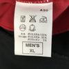 Made in Japan TEAM NIKE Jersey Jacket Men XL Black Red Zip Up Blouson Outer Jumper cBH674(USED)