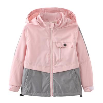Meanbear Autumn and Winter Boys' and Girls' Long Sleeved Plush Warm Submachine Jacket