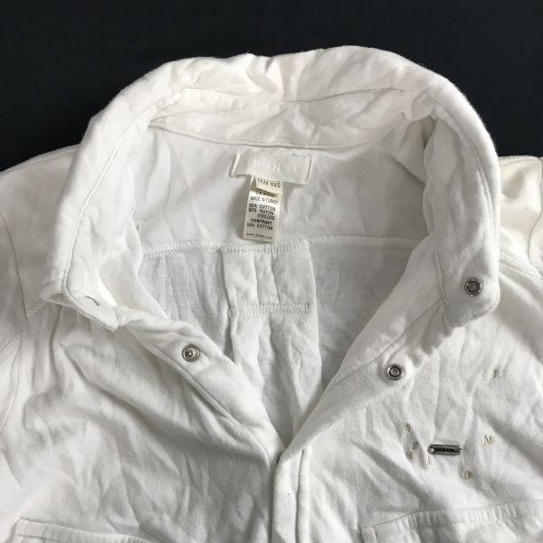 DIESEL Short Denim Jacket Men’s XXS White Cotton High Waist(USED)