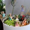Ensemble de Figurines de Fées en Résine pour Jardin Avec Sculpture et Polissage Pour Décoration Intérieure Cadeau