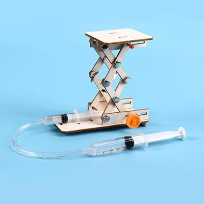 Děti DIY Hydraulický zvedací stůl Model Kit Studenti Školní projekty Vzdělávací vědecká fyzika Experimentální hračky