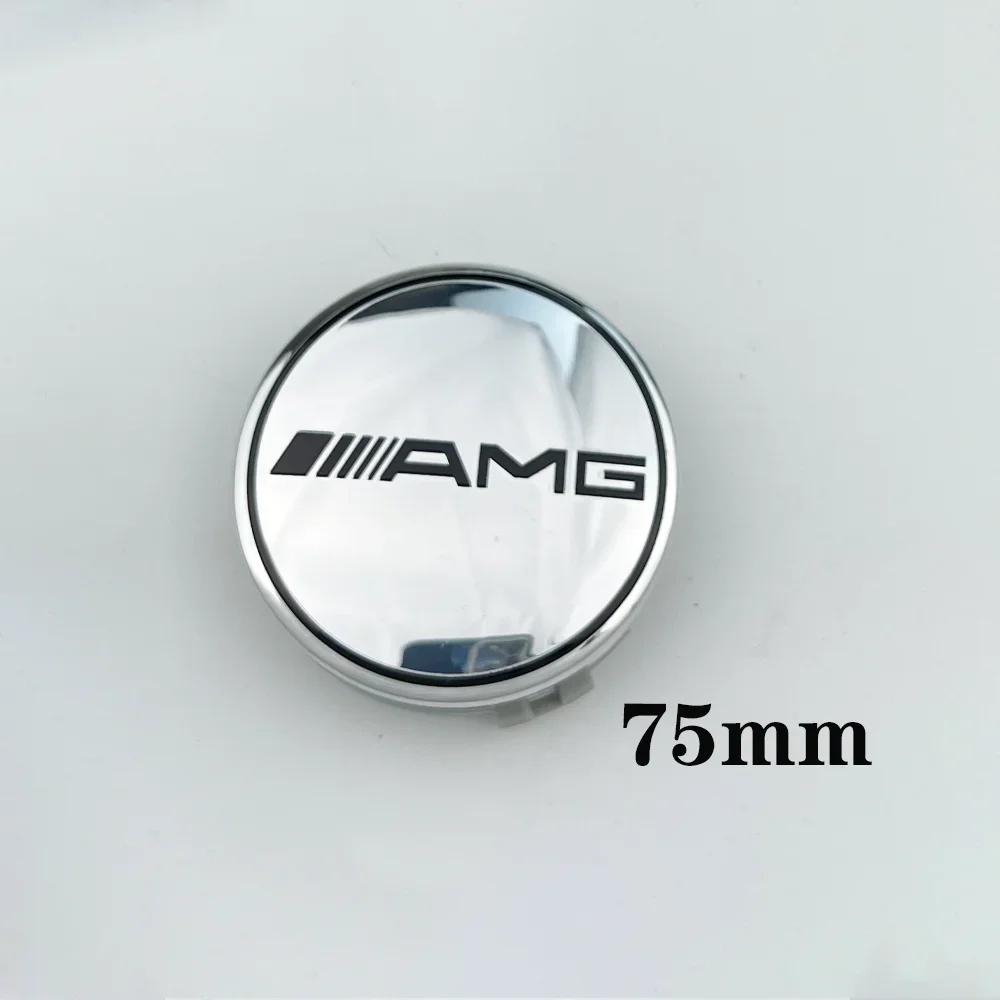 4 Pezzi 75mm Tappo Coprimozzo Logo Centrale Ruota Auto Per Mercedes Benz C207 C218 A207 C117 CLA CLS Classe E W212 S212 X166 W176 W205 W246