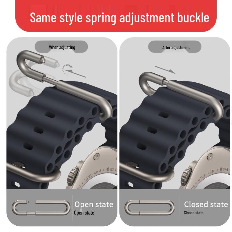 BHO Silicone Ocean Band for Apple Watch