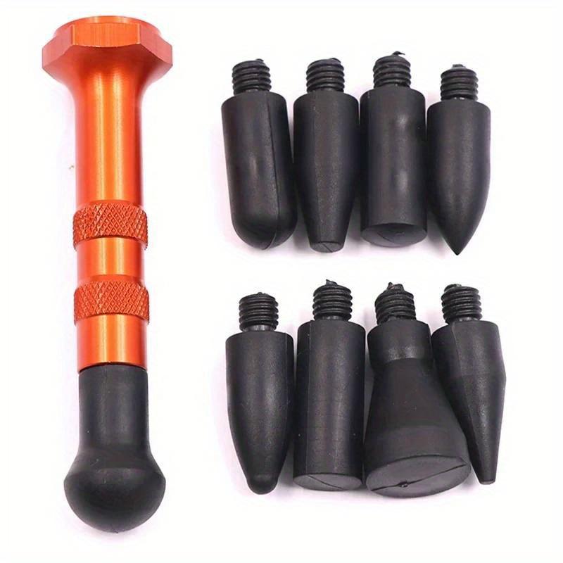 10pcs/set Body Paintless Dent Repair Knockout Pen for Car Dent Removal Paintless Repair Tool Hand Tool for Dent Removal Hail