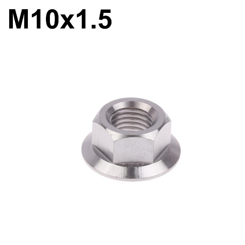 1 Pcs Motorcycles Titanium Hex Flange Hexagon Nuts M5 M6 M8 M9 M10 M12 For Motorcycles And Motorbikes