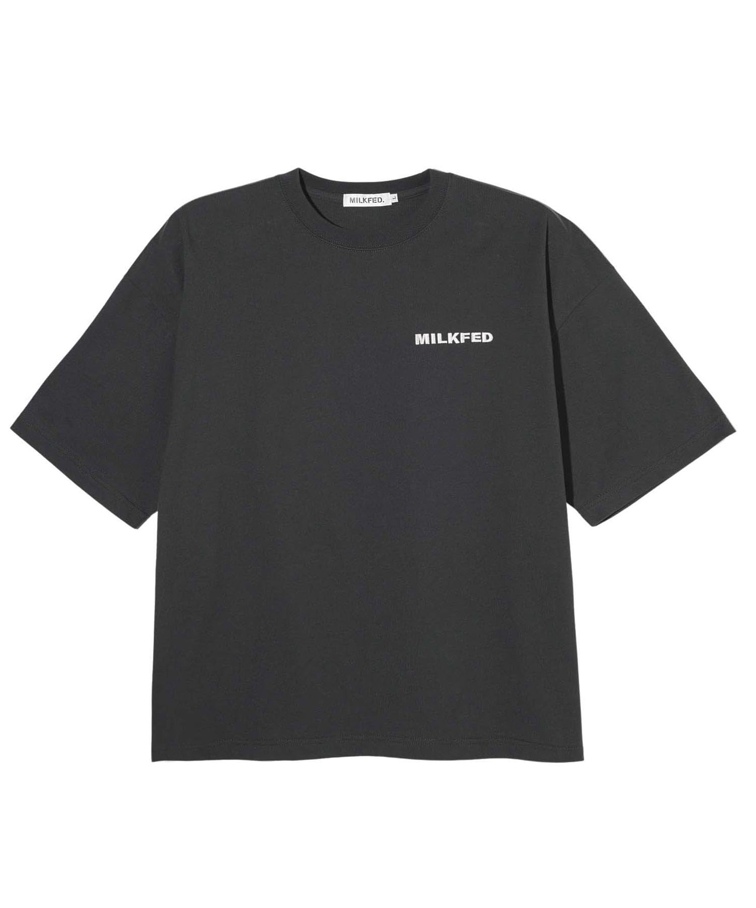 

Milkfed Casual FLOWER TEE Charcoal S/S Women s