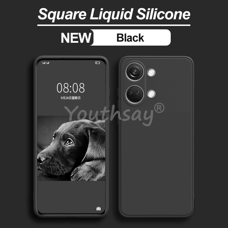 For OnePlus Nord 3 Case Silicone Liquid For OnePlus Nord 3 Cover Plain Rubber TPU Protector Phone Case OnePlus Nord 3 Cover