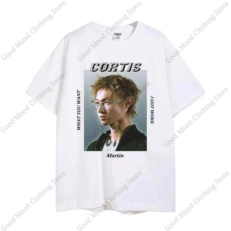 CORTIS T-Shirt Seonghyeon JAMES MARTIN Print T-Shirt Kpop Mode Fans Kleidung Bequem Weiche Baumwolle Kurzarm T-Shirts