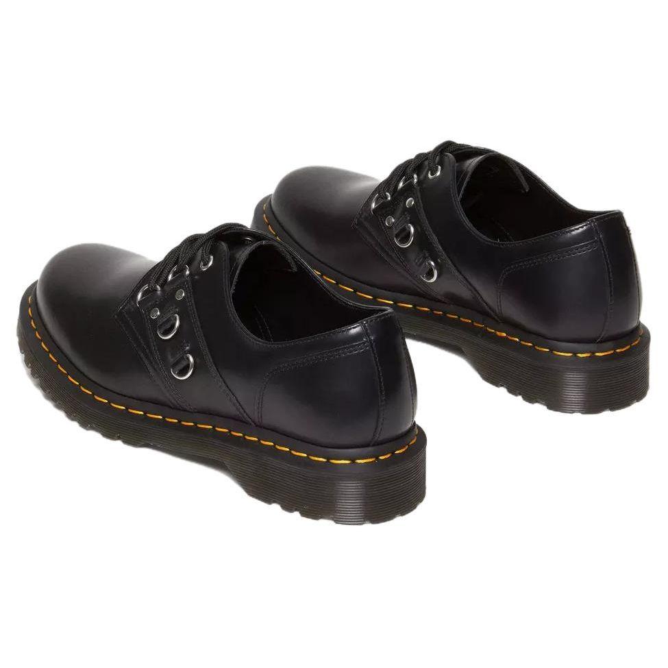 Dr. Martens Leather Fashion Comfortable Lace-Up Low-Top Casual Shoes Unisex Casual Shoes Black 31595001