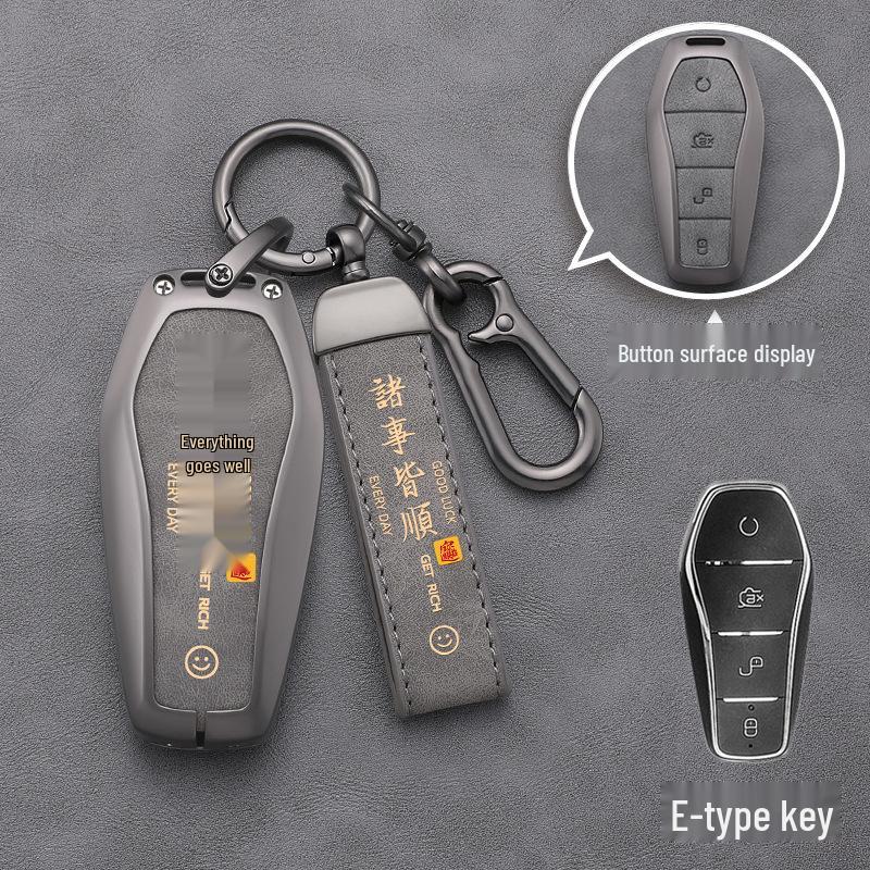 BYD Key Case for Han, Qin Plus DMI, Song Pro, Song L, Tang, Yuan, Destroyer 05, Seagull, Dolphin, Seal 06