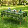 Einweg-Fußball-Thema Tischdecke Plastik-Fußball-Banner Fußball-Tischabdeckung Tischdekoration