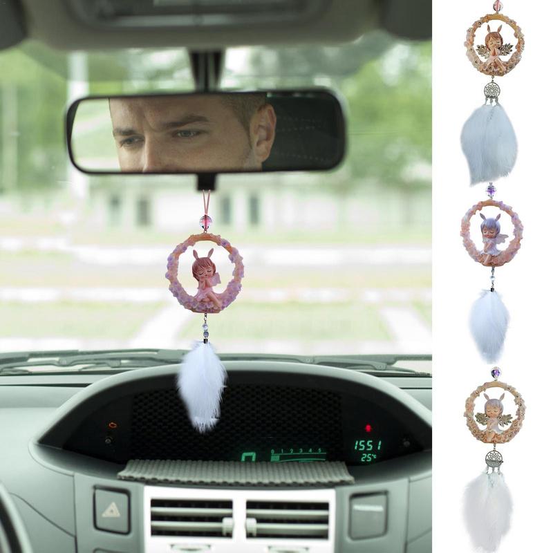 Angel Car Ornaments For Rear View Mirror Car Charm Decoration Car Decoration Charm Pendant Car Charm Decoration Car Charm