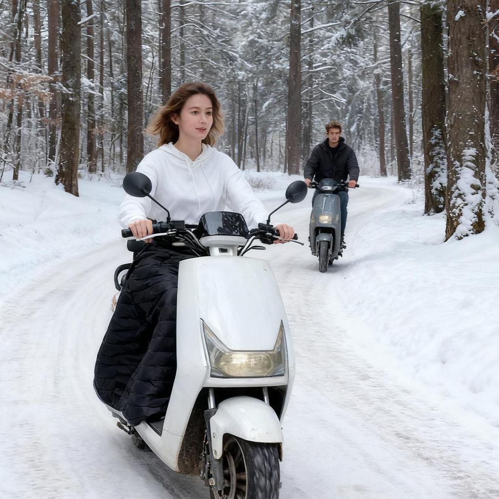 Electric Bike Leg Cover Waterproof Comfortable Thermal Scooter Cold Weather Protection Blanket For Adults Men Women Outdoor