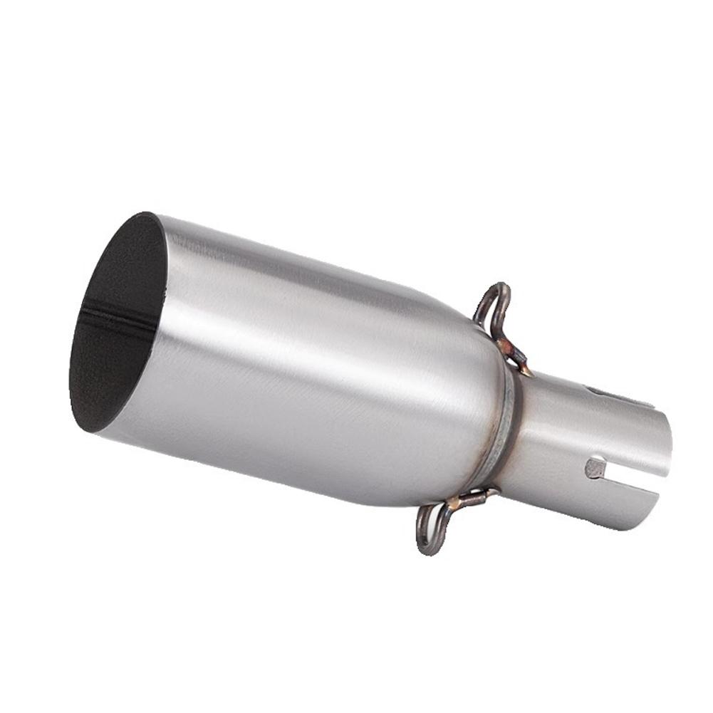 Motorcycle Modification Exhaust Pipe Middle Section 28-45mm Adapter 51mm Exhaust Section Non-destructive Install