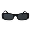 MIU MIU Logo Rectangle Sunglasses Women Sunglasses Black 0MU08ZS1AB5S0