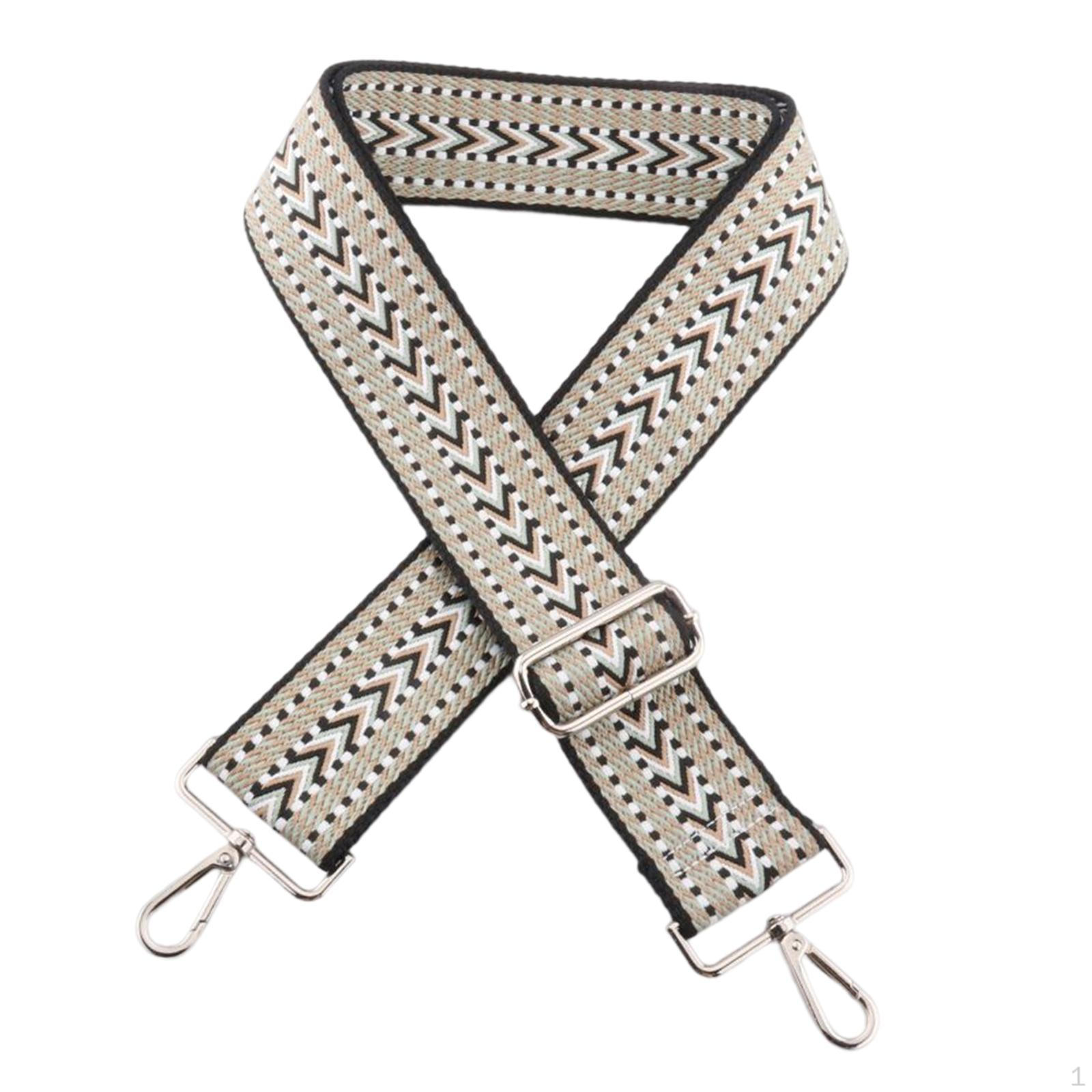Запасной широкий плечевой ремень 75-35 см Нейлоновые крючки Регулируемый для аксессуаров Сумка изготовлена