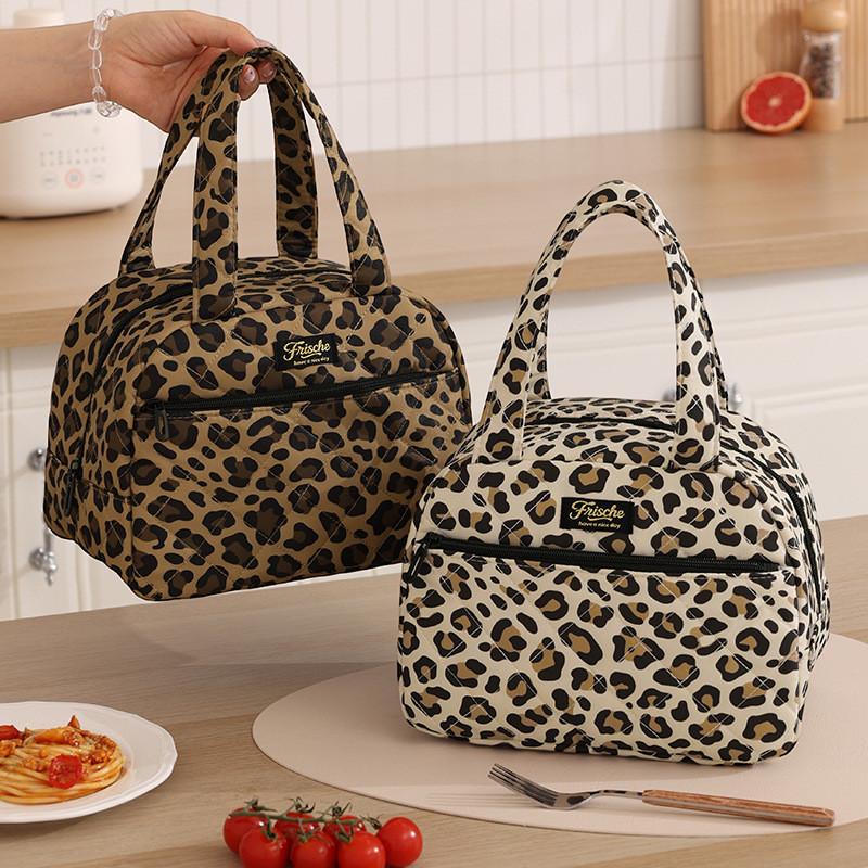 Bolsa para Lonchera de Gran Capacidad Portátil de Mano Aislada para Viajes Diarios y Comidas Escolares