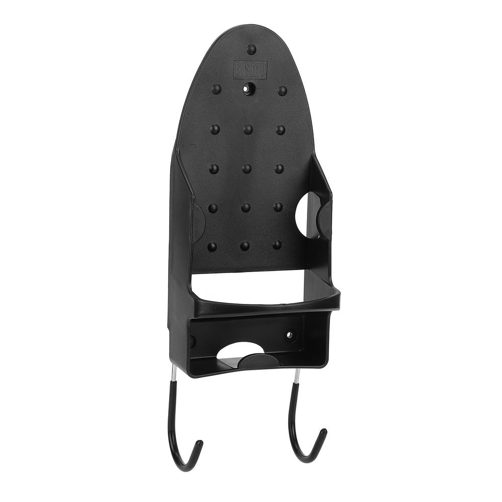 Electric Iron Holder Heat Resistant 2 In 1 Wall Mounted Iron Board Rack with Hook for Home