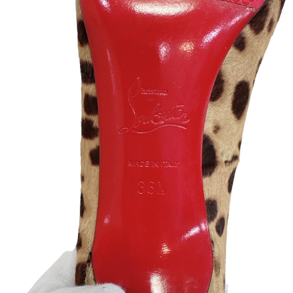Christian Louboutin Heel Leopard Harako pumps Brown Harako Used