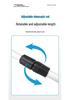 New Lithium Battery Micro Tiller: Four-Blade Soil Loosener for Home Gardening
