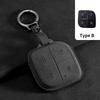 Suede Car Remote Key Case Cover Shell Holder Fob Keychain For LYNK&CO 08 2022 2023 2024 LYNK CO 08 for LYNKCO 01 02 03 05 06 09