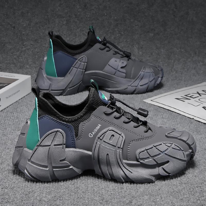 

New Men s Fashion Casual Shoes Boys Students Trending Soft Sole Comfortable Sneakers Driving Shoes Male Classic Breathable Gym Shoes 45 сірий