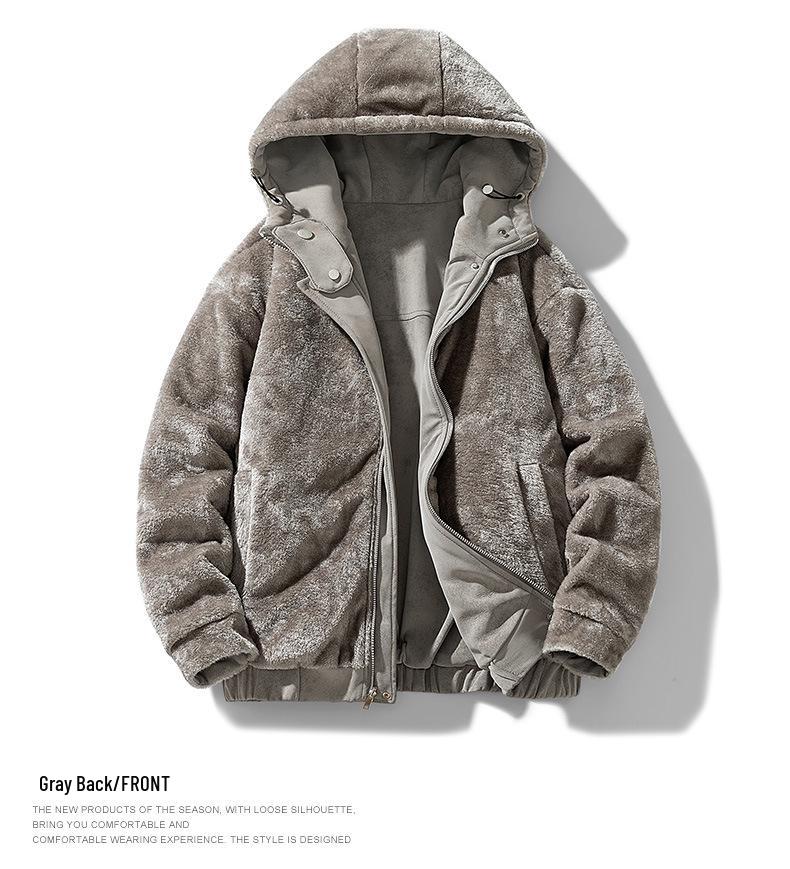 Omkeerbare Casual Katoenen Jas - Unisex Losse Pasvorm voor Herfst/Winter