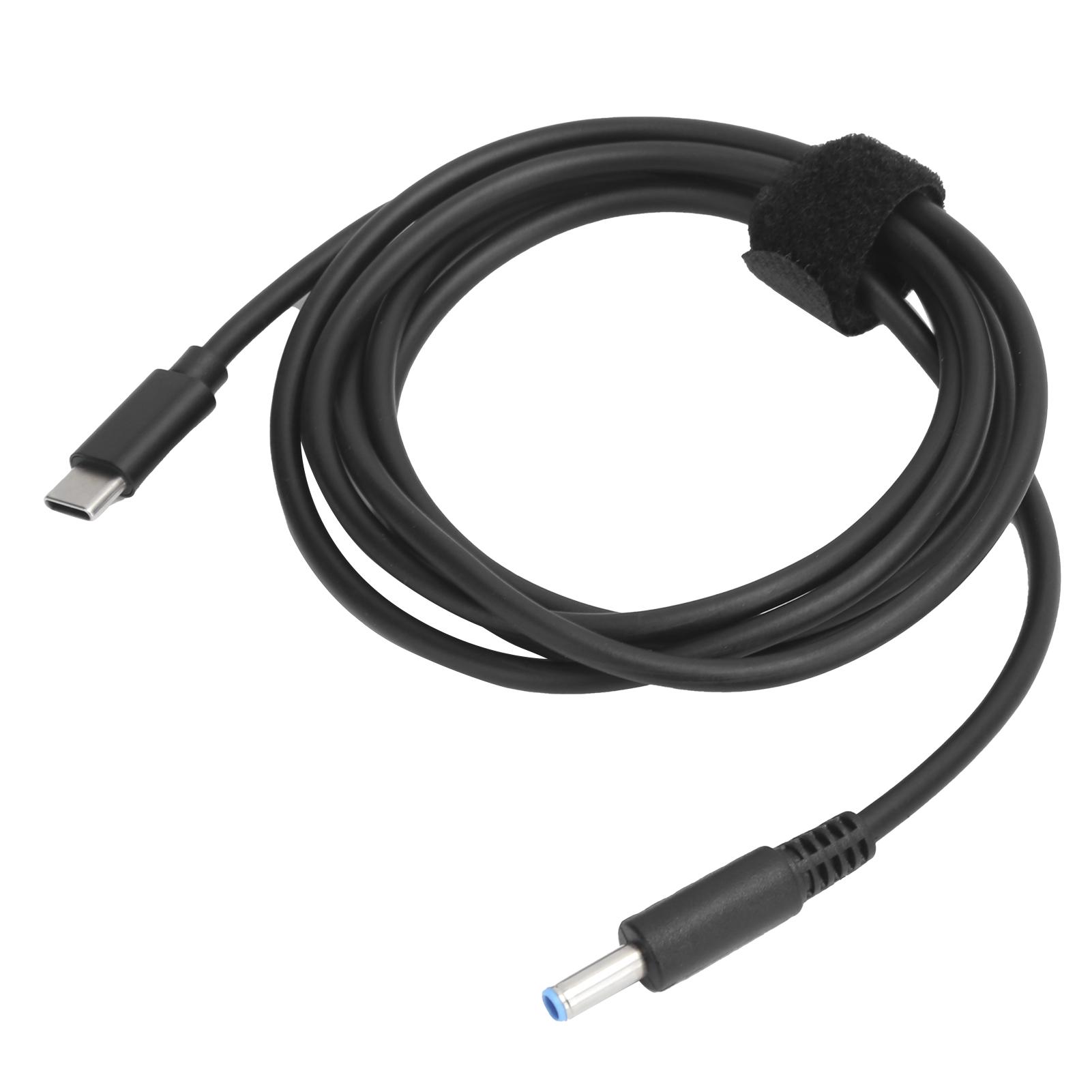

Зарядный кабель TypeC разъем DC4.5 x 3.1MM папа для адаптера питания компьютера HP