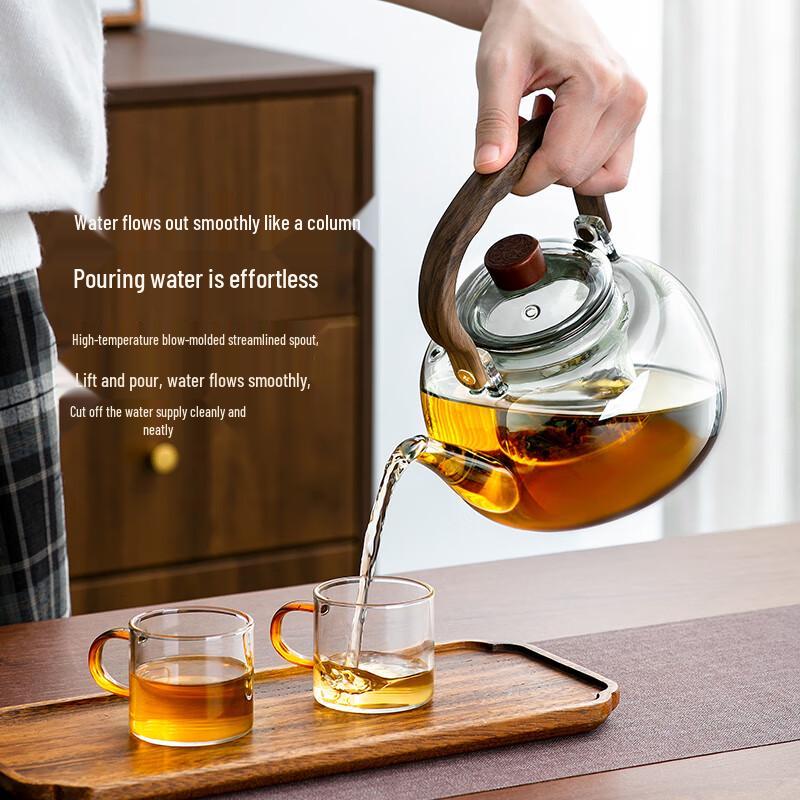 Yaji Heat-Resistant Glass Tea Brewing Pot