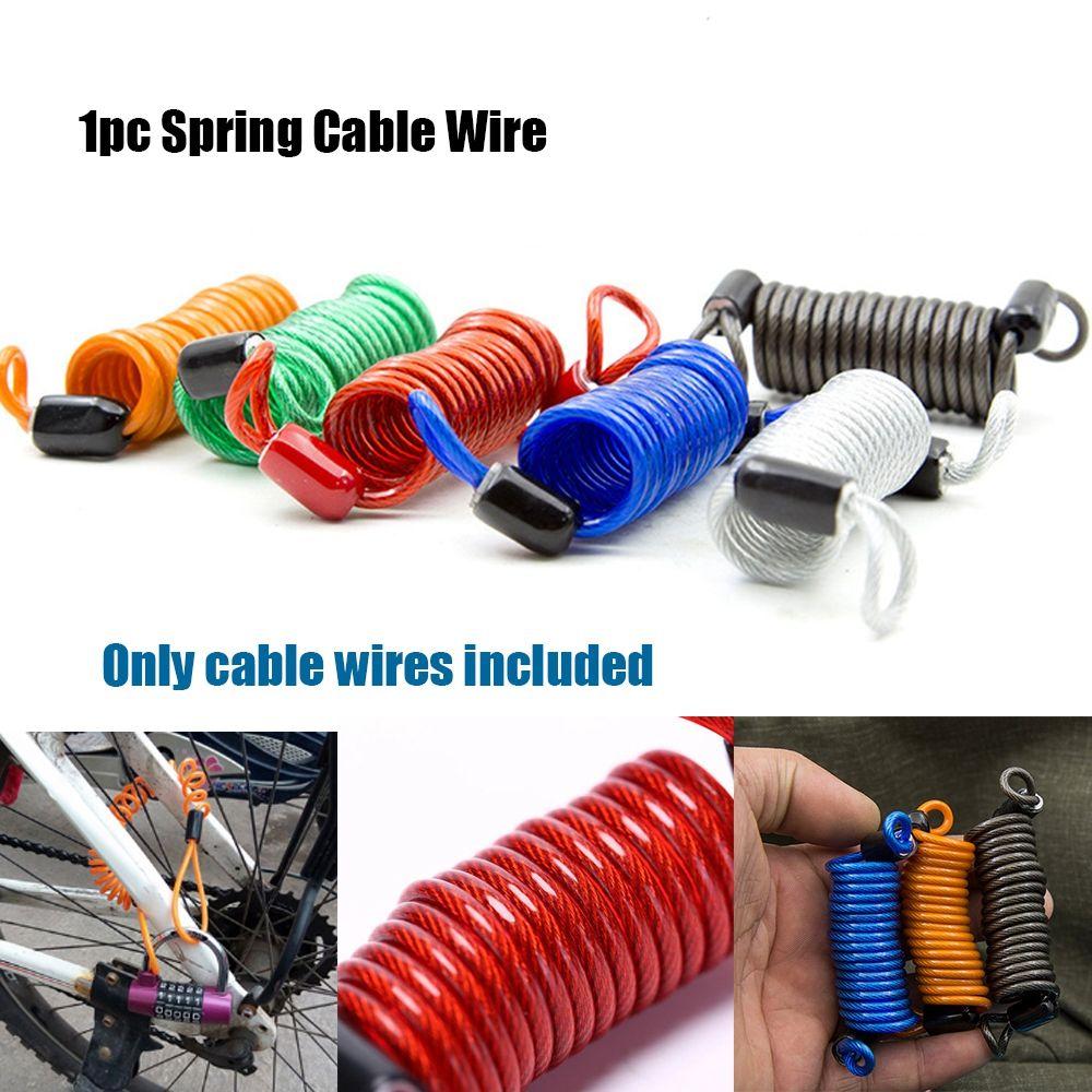 Motorcycle Theft Protection Spring Cable locks Disc Brake Bag Alarm Disc lock Anti-theft rope