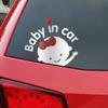 3D Cartoon Sticker Baby In Car Auto Window Glass Funny Creative Baby on Board Decor Personalized Decoration Exterior Accessories