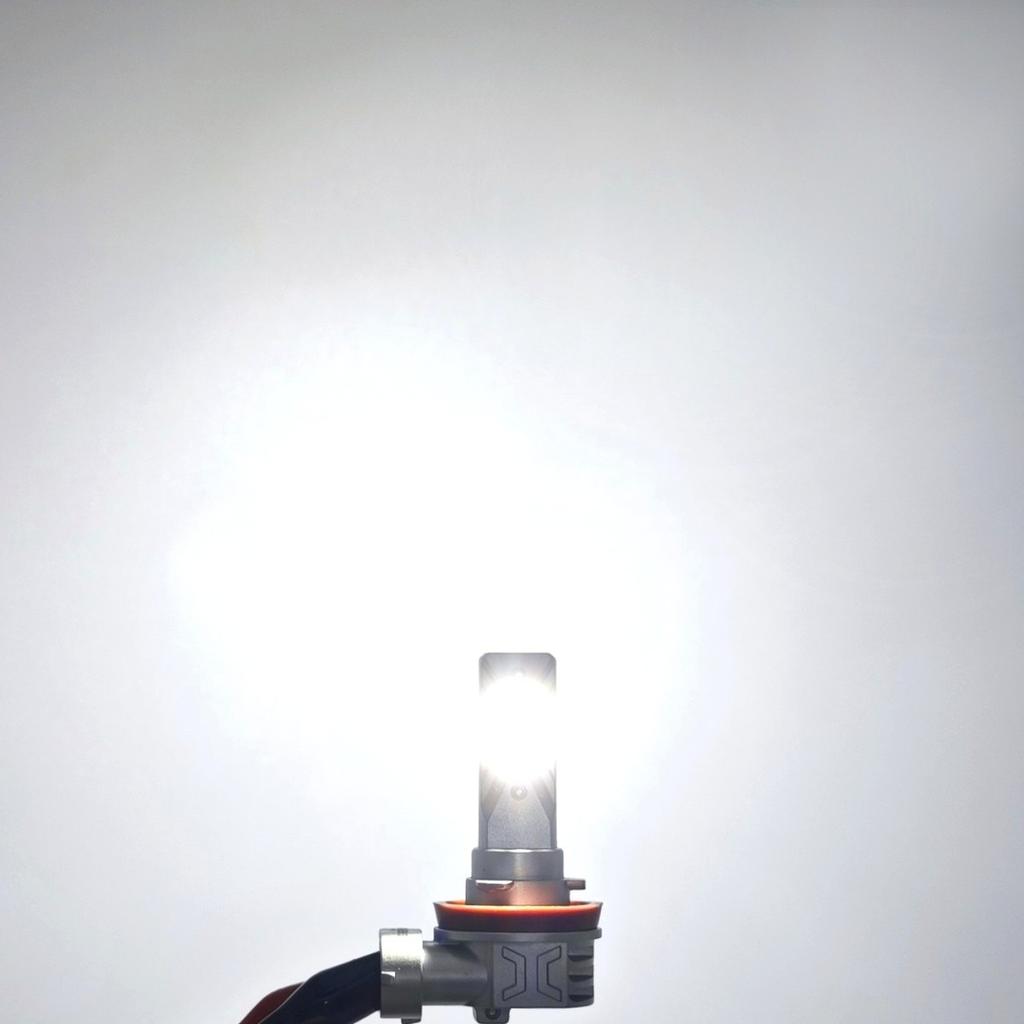 2 szt H9 LED żarówki 12-24V CANBUS CSP Biała, mocna 5000lm Nowość Off-Road