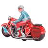 Clockwork Motorcycle Toy Retro Decorative Metal Gear Ride Wind Up Motorbike Toy for Kids Adults Coll