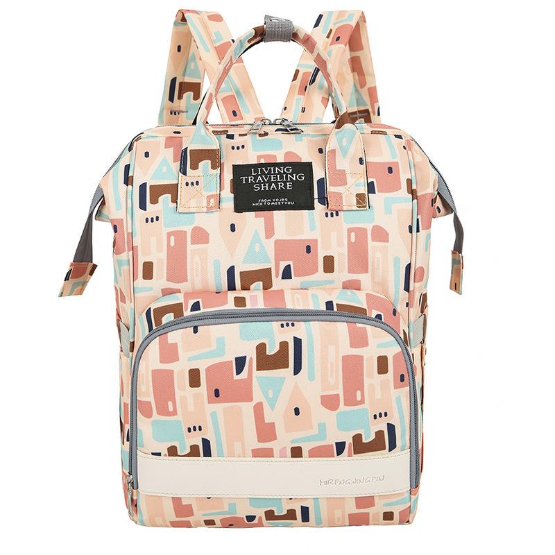 Baby Diaper Bag Backpack Mommy Pregnant Bag Large Capacity Baby Diaper Package Travel Backpack Mom Breastfeeding Stroller Bag
