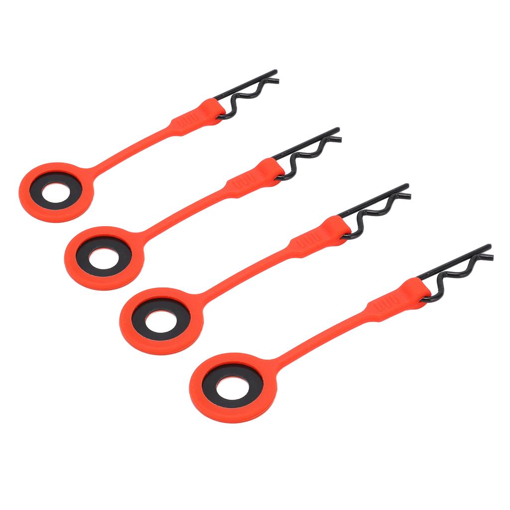 4PCS RC Body Clips Pins RC Car Shell Body Fixed Clips Retainer Silicone Metal Universal for 1 10 Model Car