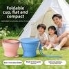Silicone Silicone Foldable Cup 180ml Folding Water Cup Reusable Telescopic Cup  Sports