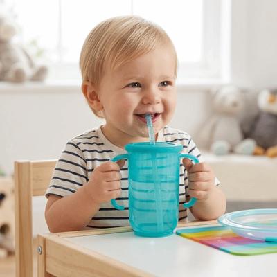 Leakproof Feeding Cup Easy Grip Sip Cup Anti Overflow Leakproof  Container  Patient Feeding