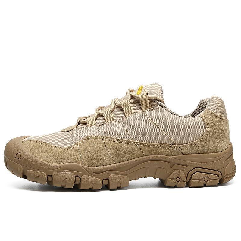 

New men s shoes spring and autumn outdoor hiking shoes men s non-slip and wear-resistant hiking shoes breathable sports and leisure hiking shoes 46 хаки