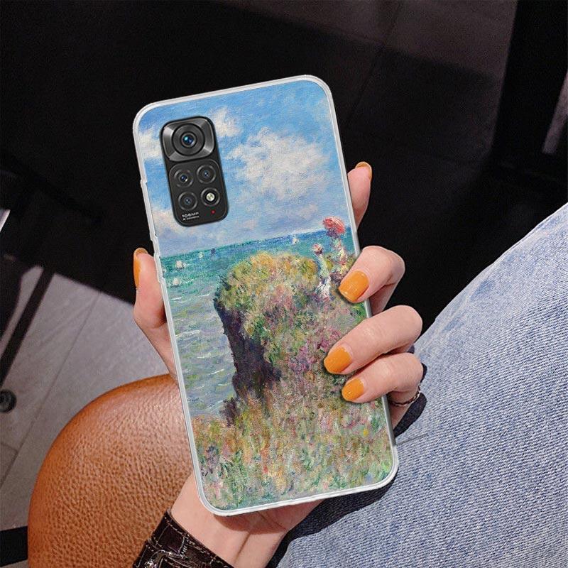 Claude Monet Garden Lotus Bridge Phnoe Case for Phnoe Case for Xiaomi Redmi Note 15 14 14S 13 Pro Plus 12 12S 11S 11E 10S 10 11T