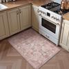 Flower Patterned Carpet for Home Decoration Rectangular Floor Anti Slip Carpet for Kitchen Dining Room Home Decoration Carpet