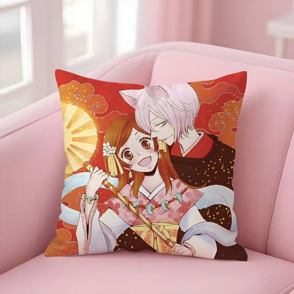 Love Anime K-Kamisama HajimemashitaS Pillow Case Soft Plush Fabric Double Sided Print Decorative Home Living Room Gift Cushion