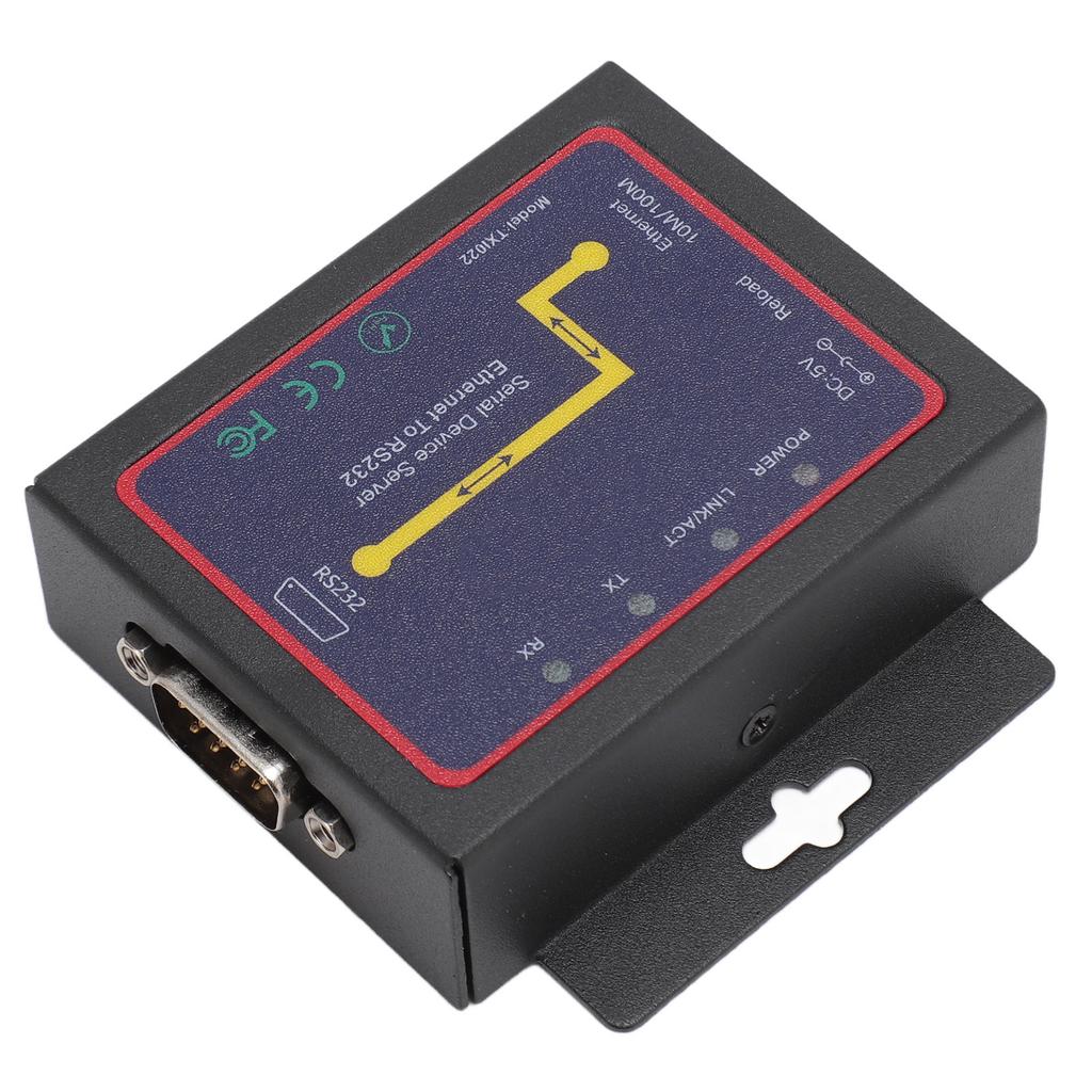 TXI022 RJ45 To RS232 Serial Network Adapter Bi Directional Transfer TCP IP Serial Network Adapter