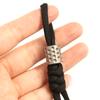 Pendentif Goutte de Couteau Cylindrique en Acier Inoxydable Jouet Fidget Adulte Corde Paracorde Jouets de Décompression Porte-clés EDC Accessoire Lampe de Poche