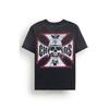 West Coast Choppers Skeletiristi T-särk Vintage Meeste Naiste Streetwear Y2k Lühikeste Varrukatega Puuvillane Mugav Kõrge Kvaliteediga Naiste Meeste Rõivad