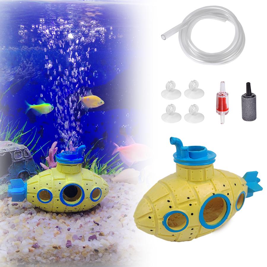 Resin Submarine Ornaments Fish Shrimp Shelter Cave Landscaping Accessories for Aquarium Fish Tank Decorations